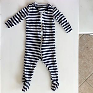 Primary zip footie PJs